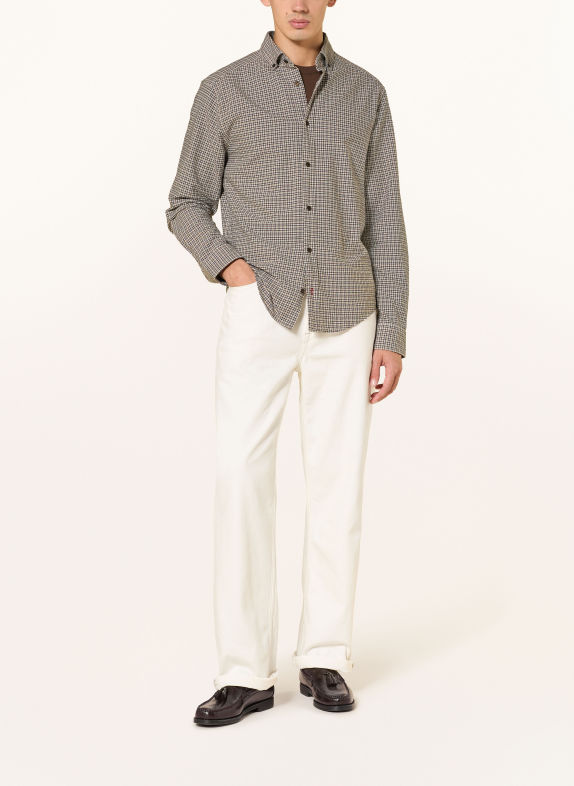 JOOP! JEANS HELI Comfort Fit Shirt BROWN / WHITE