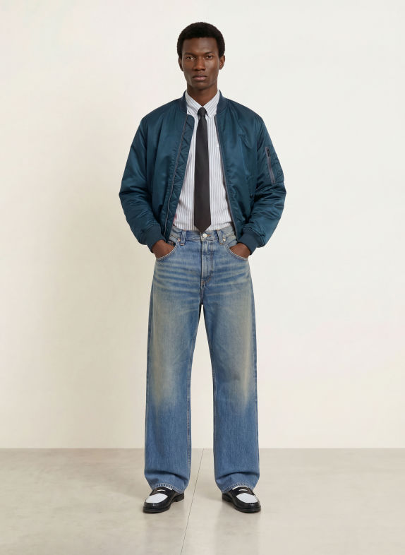 Schott NYC AIRFORCE 90 RS Bomber jacket DARK BLUE