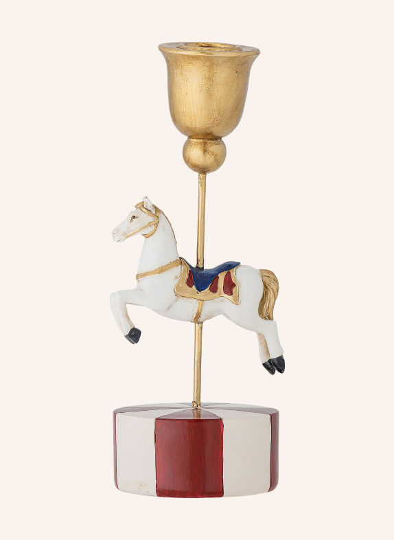 Bloomingville Bougeoir MERRY-GO-ROUND ROUGE / OR / BLANC