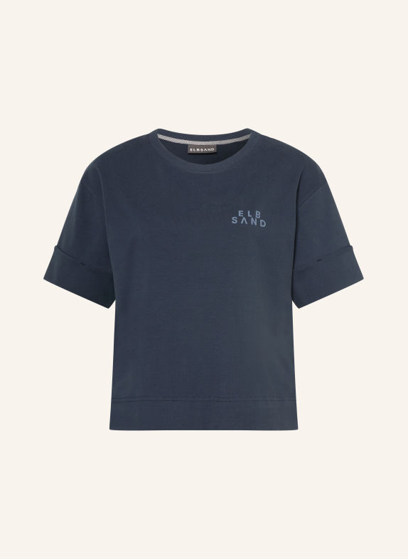 ELBSAND T-Shirt JUNO DUNKELBLAU
