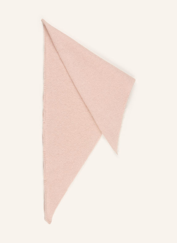 DRYKORN RENOIRD triangular scarf with alpaca LIGHT ORANGE