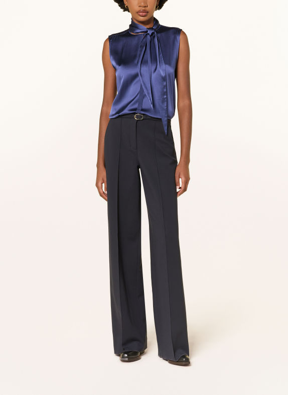 DOROTHEE SCHUMACHER Satintop SENSE OF SHINE mit Schluppe BLAU