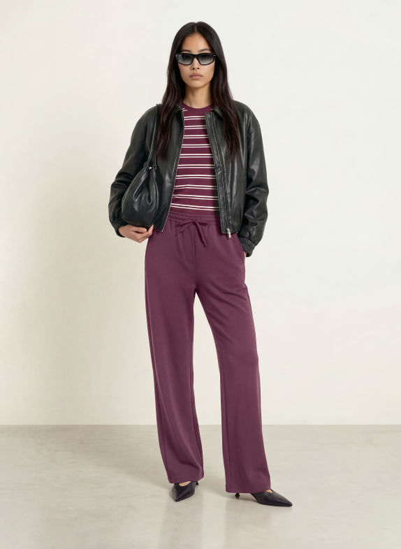 ELIAS RUMELIS Sweatpant REENA DONKERPAARS