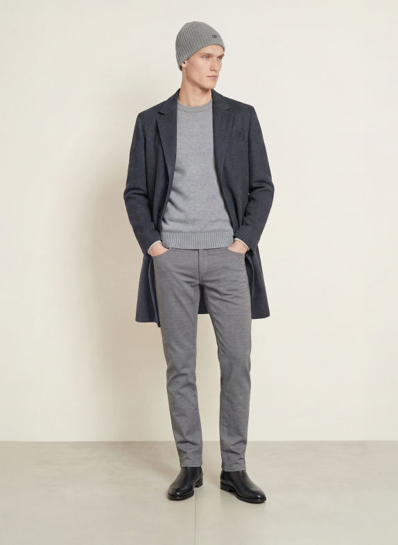 BRAX Broek CADIZ Straight Fit 07 SILVER