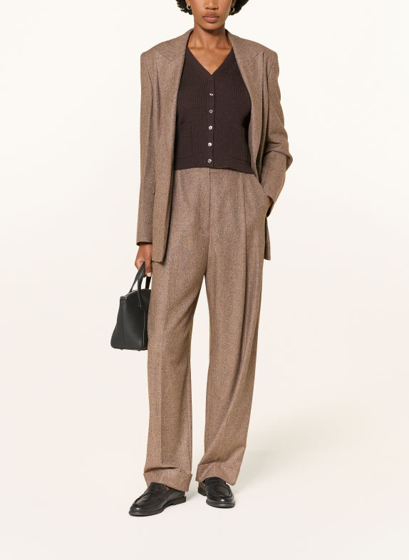 BOSS Hose TORNARA BEIGE / DUNKELBRAUN / ECRU