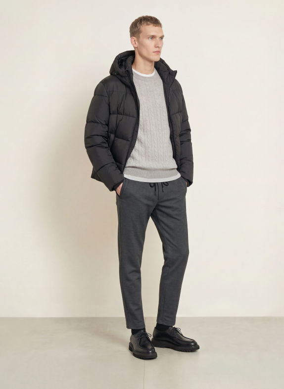 BRAX Pantaloni chino PHIL cu croială conică 02 BLACK