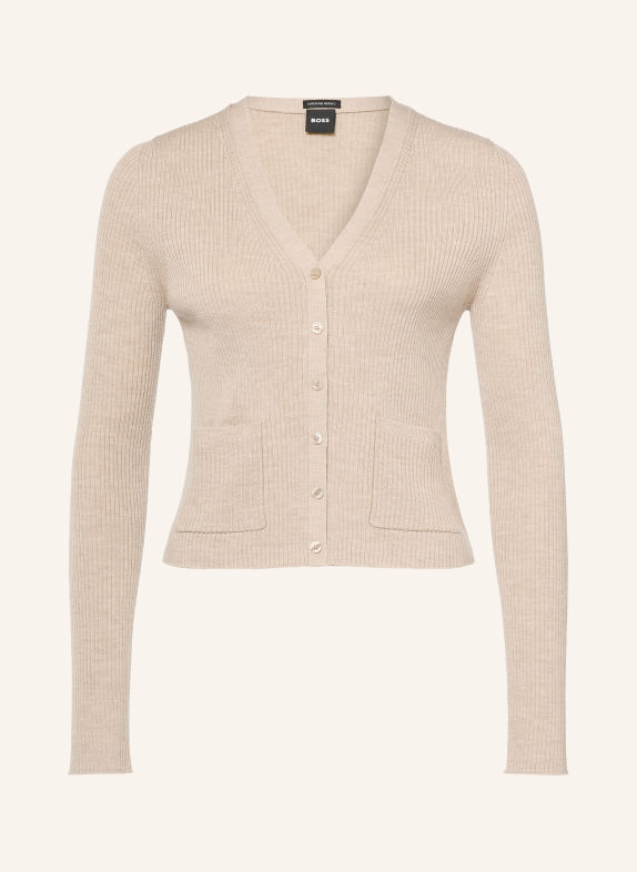 BOSS FERYN Cardigan BEIGE