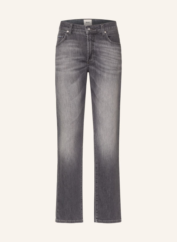 BRAX Jeans CLINT Relaxed Straight Fit 06 GREY STEEL USED