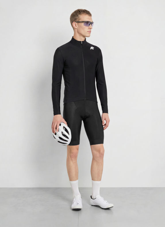 ASSOS MILLE GT Thermal Cycling Jacket BLACK / WHITE