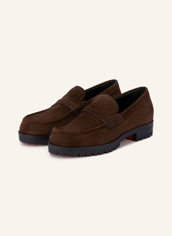 Christian Louboutin CAVAVIN Loafers DARK BROWN