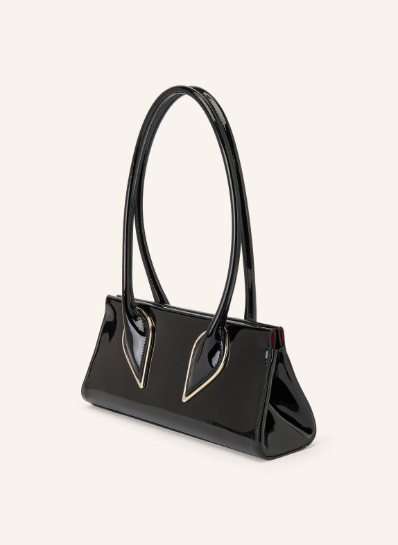 Christian Louboutin VENUS Shoulder Bag BLACK / SILVER