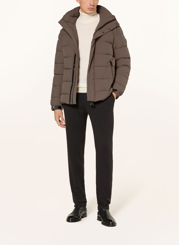 JOOP! Jacheta matlasată DONNAR TAUPE / NEGRU
