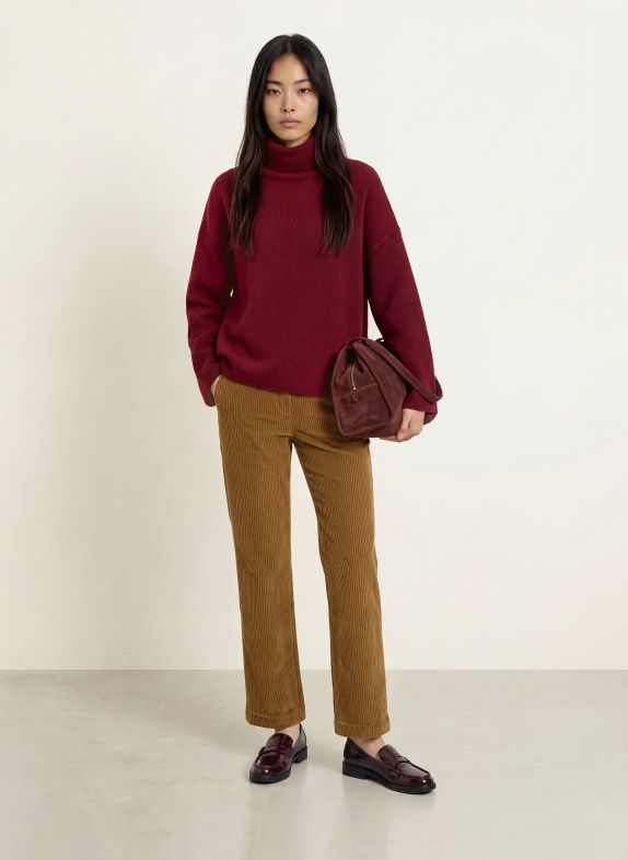 YERSE Cordhose DOBRAS CAMEL