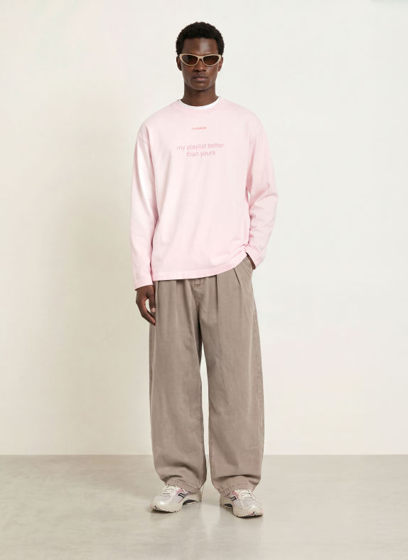 FLÂNEUR Long-sleeve shirt PLAYLIST PINK