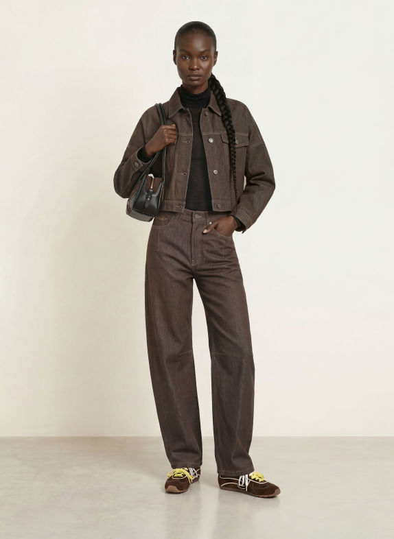 DRYKORN Barrel-jeans LIABLE 1115 braun