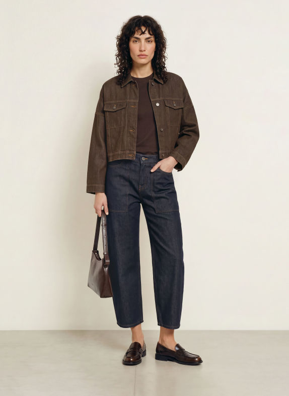 DRYKORN Jeansjacka HOLBROOKS 1115 braun