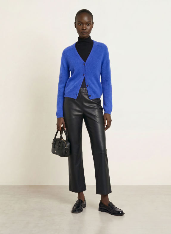 MM by Max Mara Gilet FOSCO en cachemire BLEU