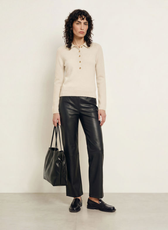 MM by Max Mara Polo en maille CELLULA avec cachemire BEIGE