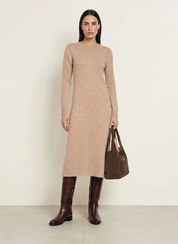 WEEKEND Max Mara Strickkleid GOCCIA BEIGE
