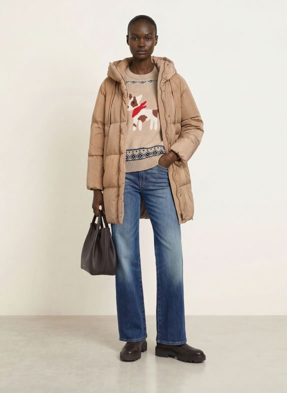 WEEKEND Max Mara Down coat NEW BEMBO CAMEL