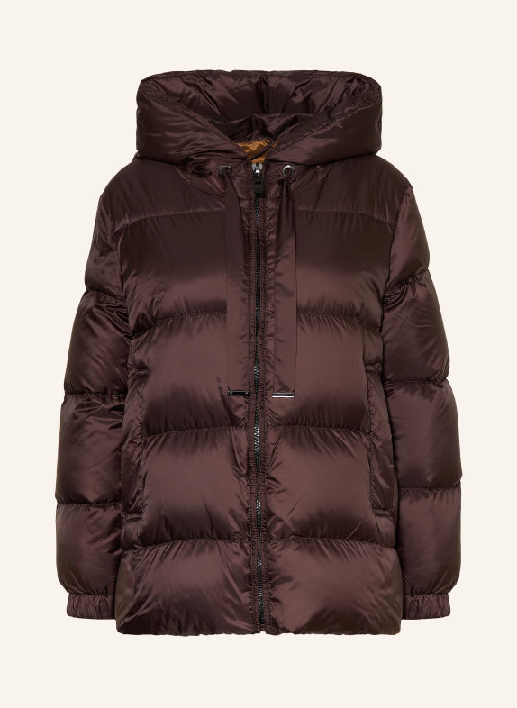 Max Mara The Cube Donsjas SEIA MARRON FONCÉ