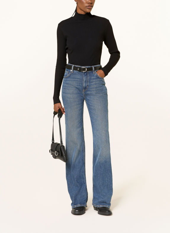 HUGO DRIZA Long-sleeve shirt BLACK