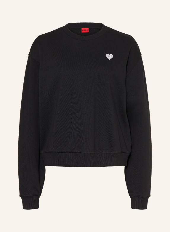 HUGO Sweatshirt DEROXINA ZWART