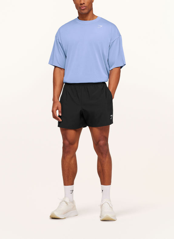 GYMSHARK Funktionsshirt WASHED PASTELS HELLBLAU