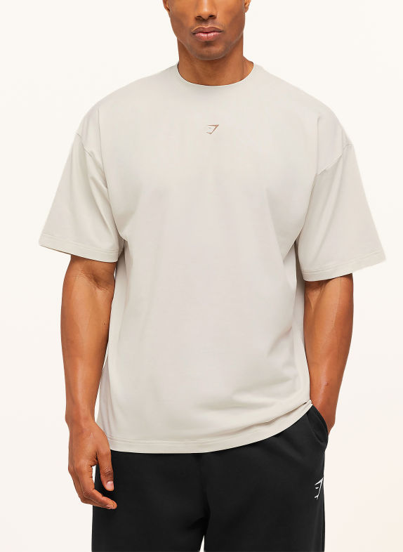 GYMSHARK Oversized-Shirt GYMSHARK X FRAZETTA POWER WEISS