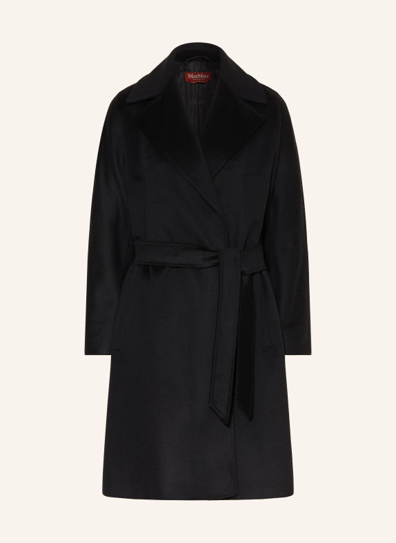 Max Mara STUDIO Wollen mantel DRAVENNA ZWART