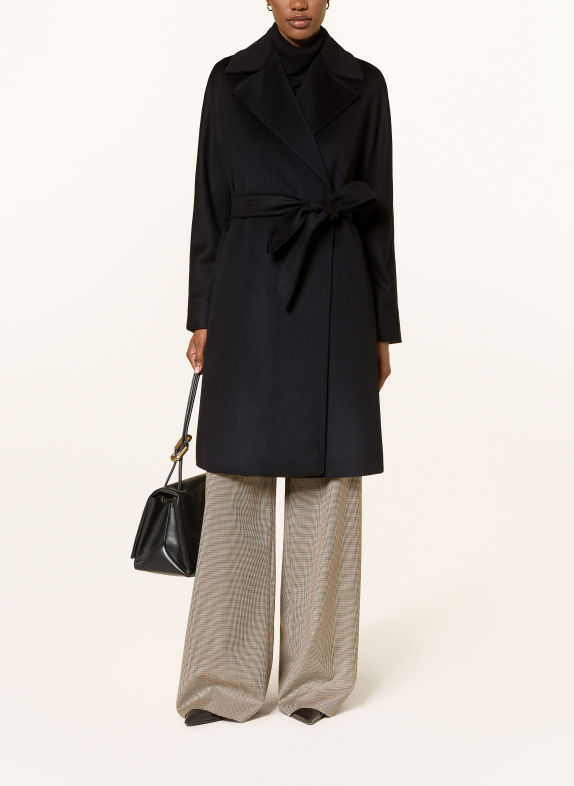 Max Mara STUDIO Wollmantel DRAVENNA SCHWARZ