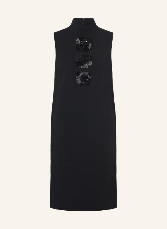 Max Mara STUDIO Cocktailkleid BACINO mit Schmucksteinen SCHWARZ