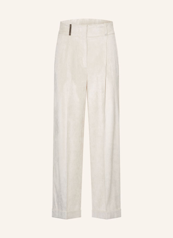 PESERICO Corduroy-Culotte 242 Ethereal Beige