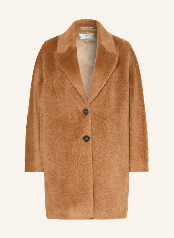 PESERICO Coat with Alpaca CAMEL