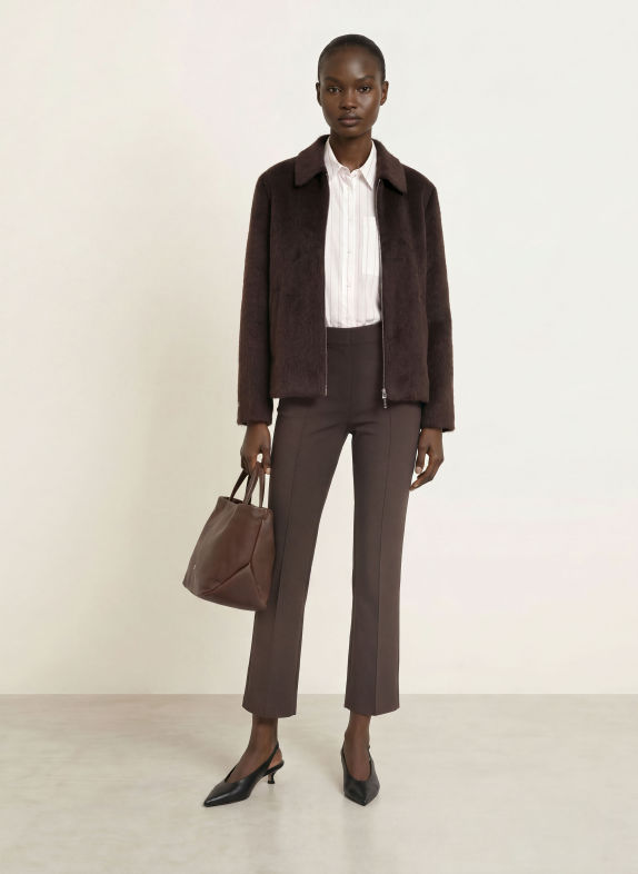 PESERICO Broek MARRON FONCÉ
