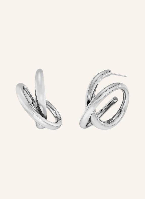 EDBLAD Hoop earrings NEW SILVER