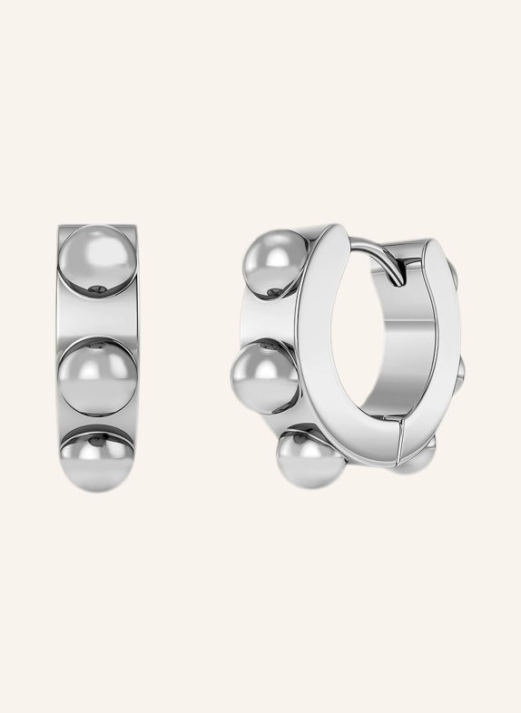 EDBLAD Creolen STUD mit Nieten SILBER