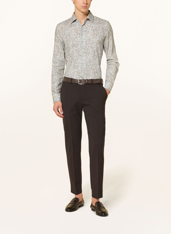 JOOP! Koszula PIO Slim Fit SZARONIEBIESKI / ECRU / SZARY