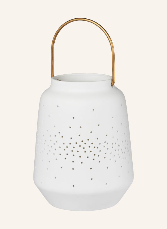 RÄDER Wind lantern WHITE / GOLD