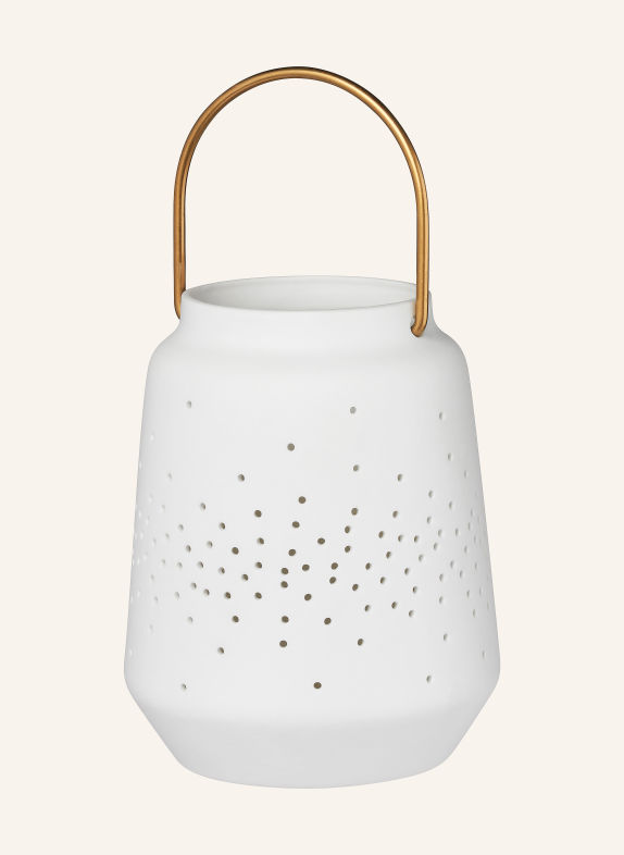 RÄDER Wind lantern WHITE / GOLD