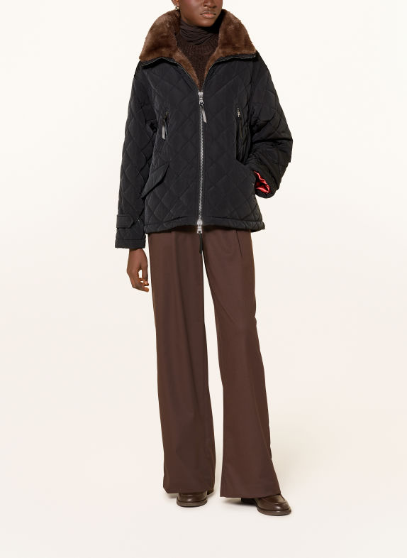 BLONDE No.8 Steppjacke HENRIKE SCHWARZ / BRAUN