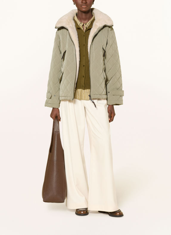 BLONDE No.8 Steppjacke HENRIKE MINT / BEIGE