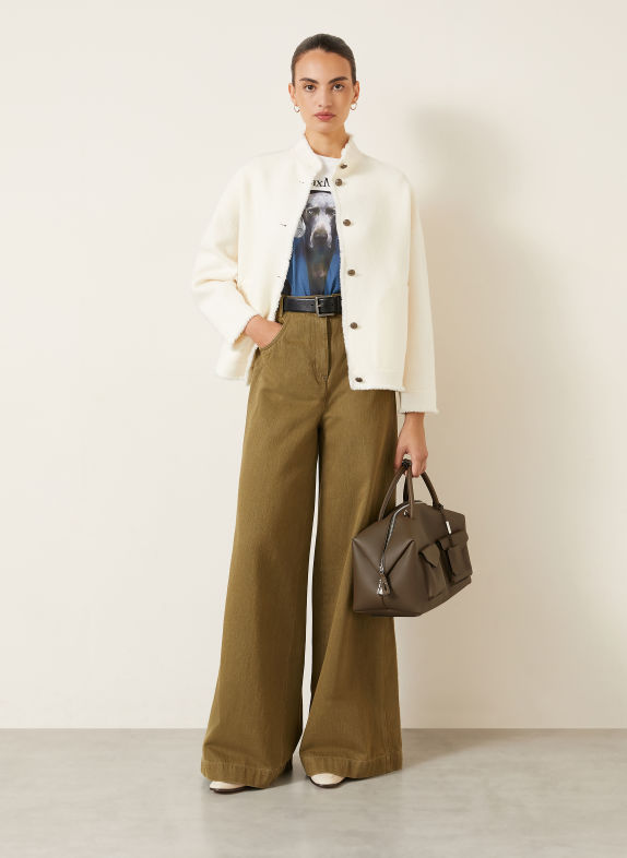 Max Mara Tweed-Blouson PALMIZI ECRU