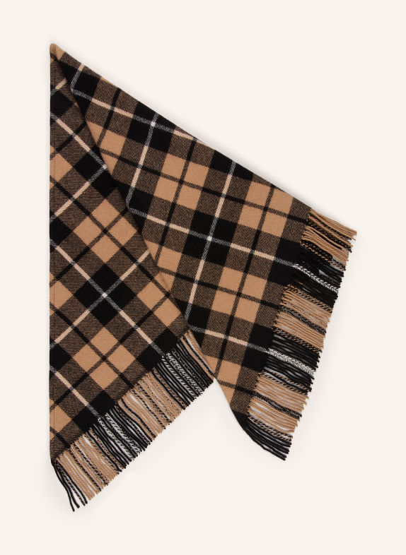 WEEKEND Max Mara Szal z kaszmiru AUMIDO CAMELOWY / CZIEMNOSZARY / CZARNY