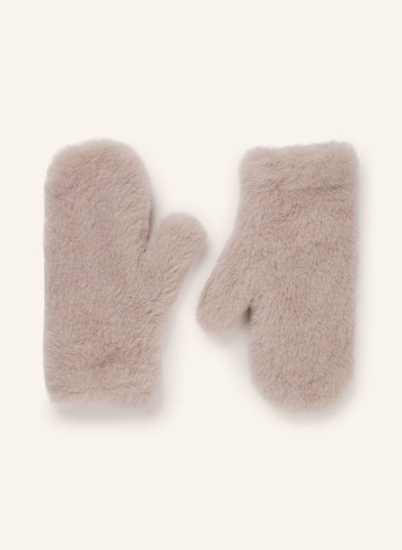 Max Mara OMBRATO Mittens with Cashmere BEIGE