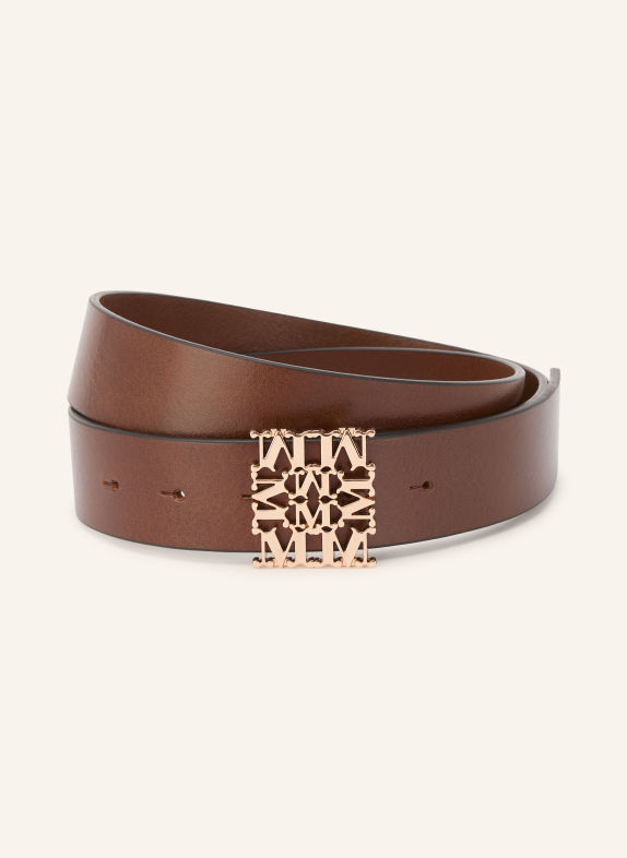 Max Mara SUMERO Leather belt BROWN