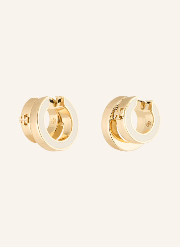 TORY BURCH Creolen ICON GOLD / WEISS