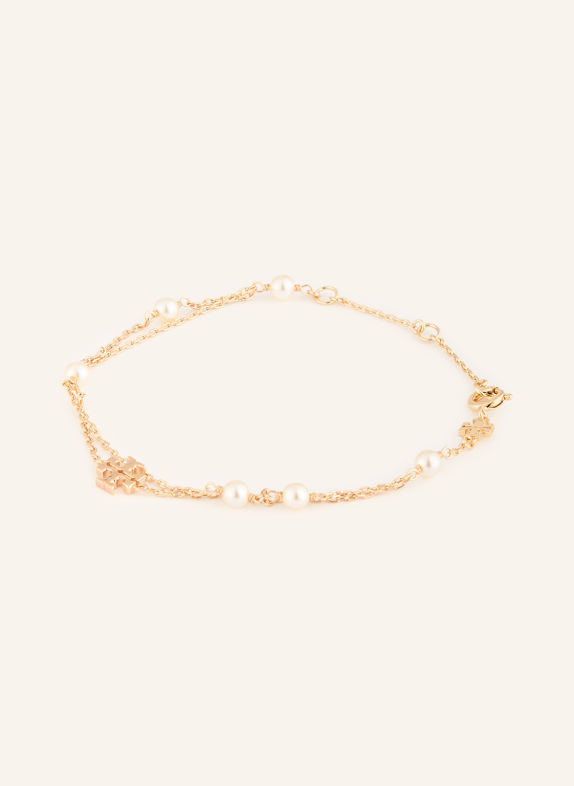 TORY BURCH Armband MOONDANCE GOLD / WEISS