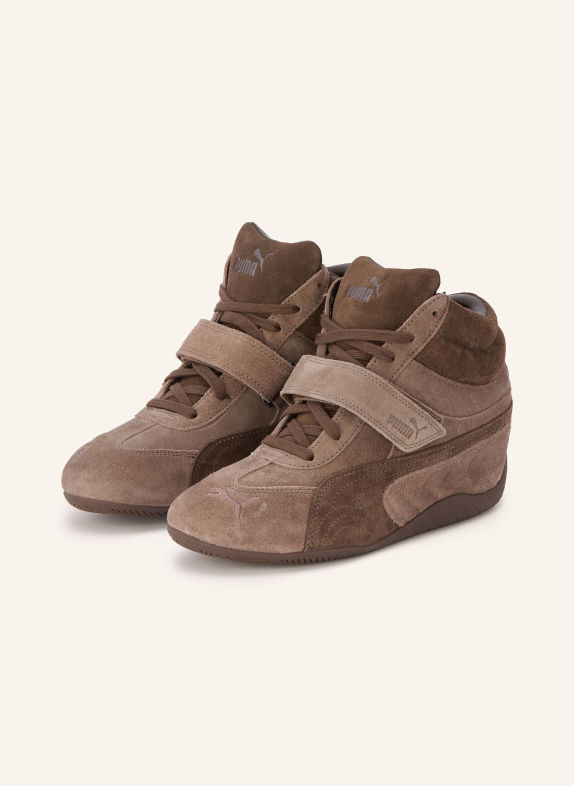 PUMA SPEEDCAT WEDGE Sneakers BROWN / LIGHT BROWN