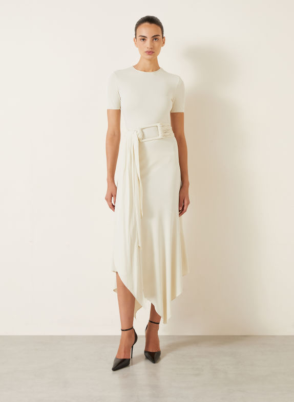 ALAÏA Jersey dress CREAM
